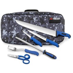 MALETTE "POISSONNERIE" - Kit de Découpe Professionnel - 6 Pièces