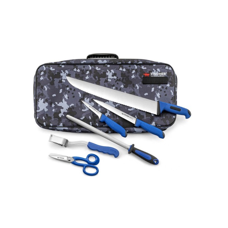 MALETTE "POISSONNERIE" - Kit de Découpe Professionnel - 6 Pièces