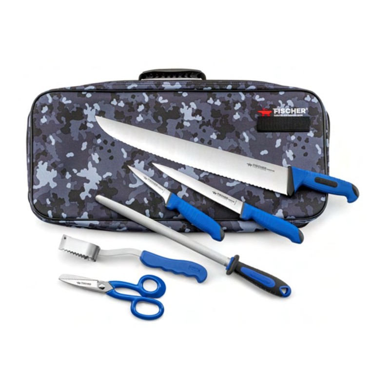 MALETTE "POISSONNERIE" - Kit de Découpe Professionnel - 6 Pièces
