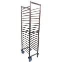 ECHELLE INOX GN 1/1 ROUES COMPOSITE