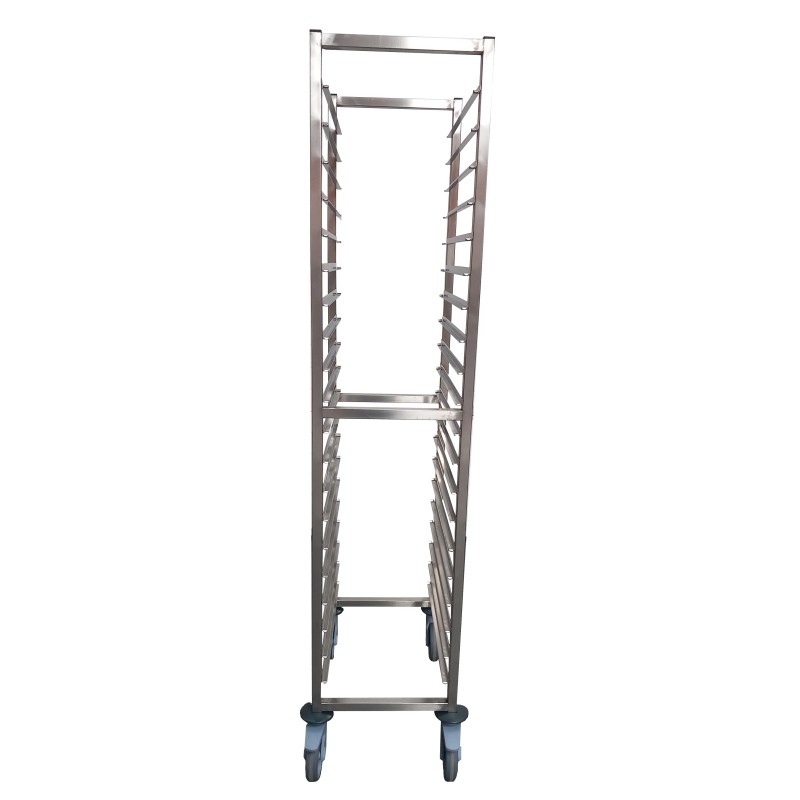 ECHELLE INOX GN 1/1 ROUES COMPOSITE