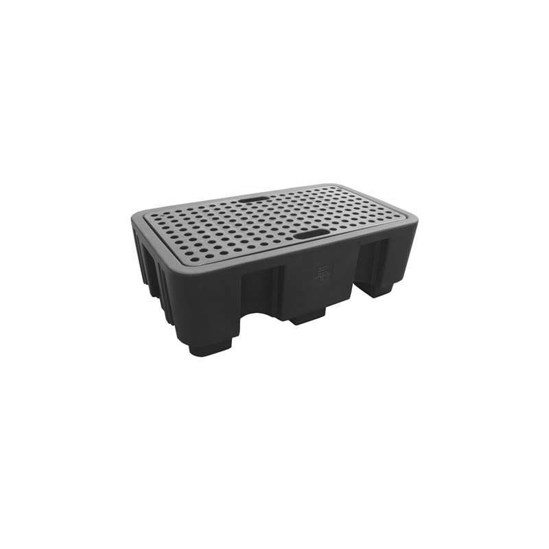 BAC DE RETENTION 1300X750XHT440 - Vol 250 L -caillebotis plastique
