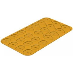 PLAQUE SILICONE 470X270 - 12 pommes 60x51mm et 12 poires 80x56mm