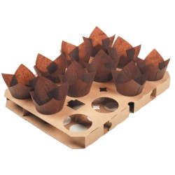 PLAQUE DE CALAGE & CUISSON TULIPCUP CARTON - 395x295xht35 mm (x5)