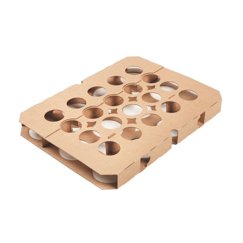 PLAQUE DE CALAGE & CUISSON TULIPCUP CARTON - 395x295xht35 mm (x5)