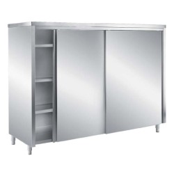 ARMOIRE HAUTE DE RANGEMENT PORTES COULISSANTES