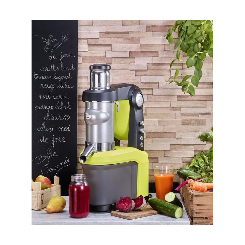 EXTRACTEUR DE JUS NUTRISANTOS - 412x236x642 mm - Goulotte de Ø79.5mm