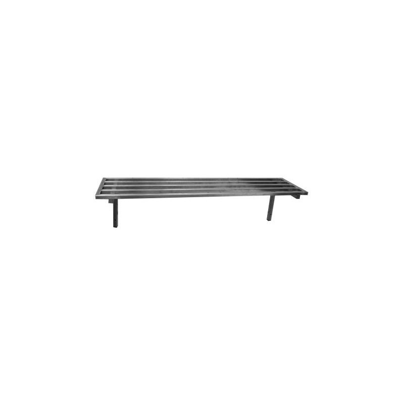 ETAGERE MURALE BARREAUDEE INOX