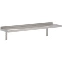 ETAGERE MURALE PLEINE INOX