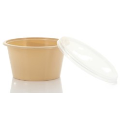 POT A COULIS AVEC COUVERCLE ETANCHE - Ø77xht40 mm (Lot de 250)