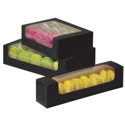 BOITE MACARONS NOIRE