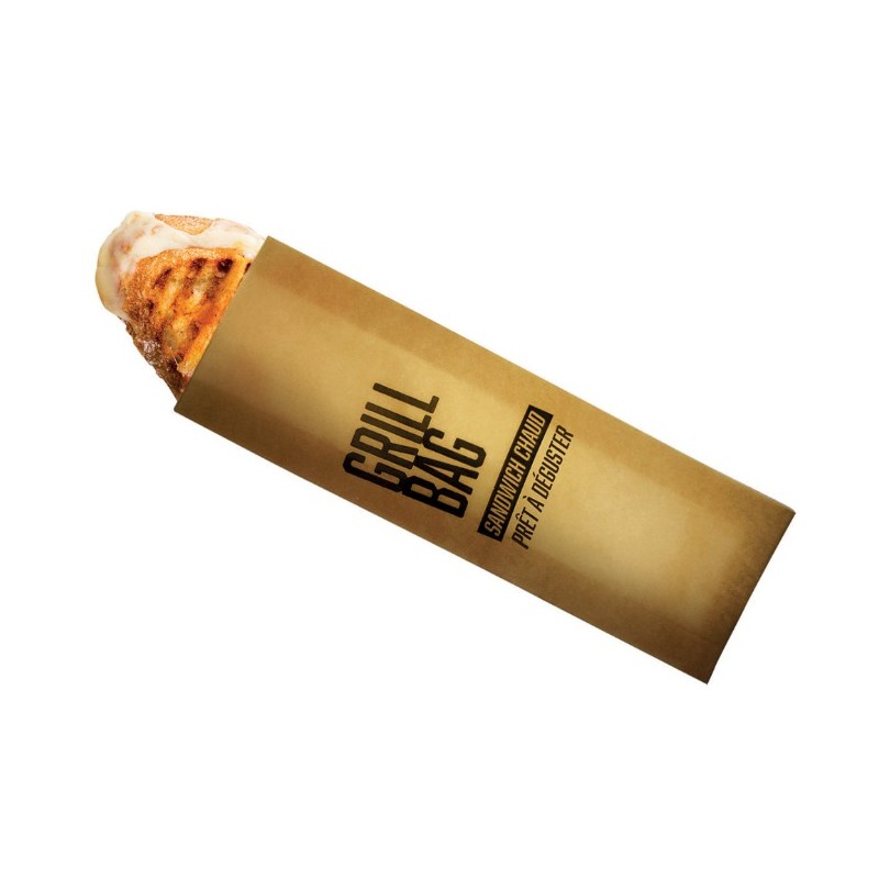 SAC A SANDWICHS SPECIAL GRILL KRAFT BRUN - 320X105 MM - Soufflet 20/2