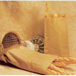 SAC EN KRAFT BRUN - POUR BAGUETTES - 900X300 MM - Soufflet 200 (x100)
