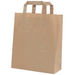 SAC CABAS PAPIER KRAFT BRUN