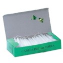 BOITE DE BOUGIES BLANCHES - HT 65 MM (x100)
