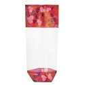 EMBALLAGE SAC TRANSPARENT VALENTINE - Dim 220x100 mm (Lot de 100)