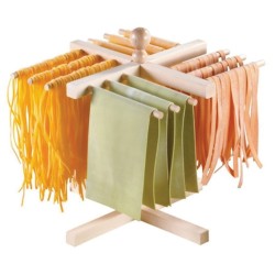 SECHOIR A PÂTE BOIS HÊTRE - 4 X 3 BRAS - 300X300XHT340 MM