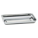 PLAT INOX A GRATIN RECTANGULAIRE AVEC ANSES