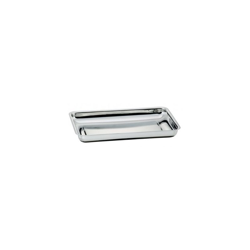 PLAT INOX A GRATIN RECTANGULAIRE AVEC ANSES