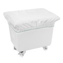 BAC PLASTIQUE ROULANT ROUES INOX
