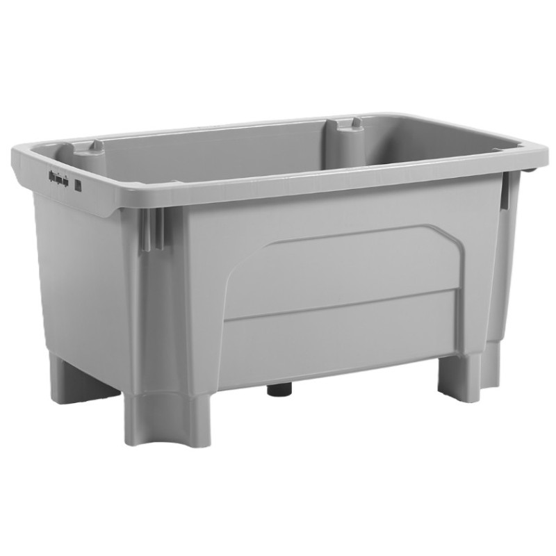 BAC GRAND VOLUME SUR PIEDS EMPILABLE/EMBOITABLE - 300 L - GRIS