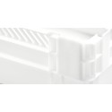 CAISSE GERBABLE ET EMBOITABLE 600X400X200 fond plein+parois 1/4 ajour