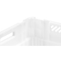 CAISSE GERBABLE ET EMBOITABLE 600X400X200 fond plein+parois 1/4 ajour
