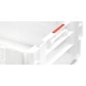 CAISSE GERBABLE ET EMBOITABLE 600X400X200 fond plein+parois 1/4 ajour