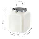 BONBONNE 20 L. AVEC GRENOUILLERE METAL