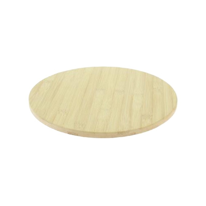 PLATEAU BAMBOU COMPRESSE ROND - Ø300xht9 mm (colisé par 36)