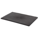 PRESENTOIR PLASTIQUE ASPECT ARDOISE - 300x200x5 mm (par 50)