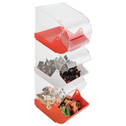 BOITE A BONBONS PLASTIQUE SUPERPOSABLE