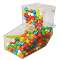TUBE A BONBONS CARRE EN PLEXIGLASS - 150X280XHT350 MM