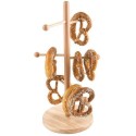 SUPPORT BOIS A BRETZELS - Ø280XHT500 MM