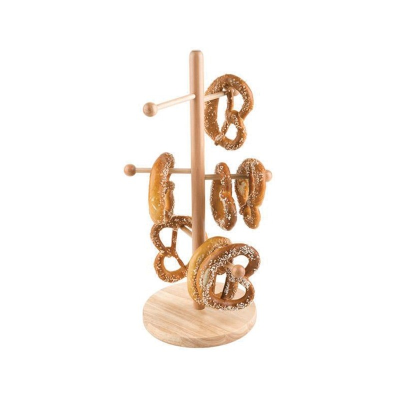 SUPPORT BOIS A BRETZELS - Ø280XHT500 MM