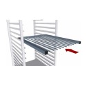 SECHOIR A COUCHE PORTATIF POUR CHARIOT 600X800 MM - 15 tubes