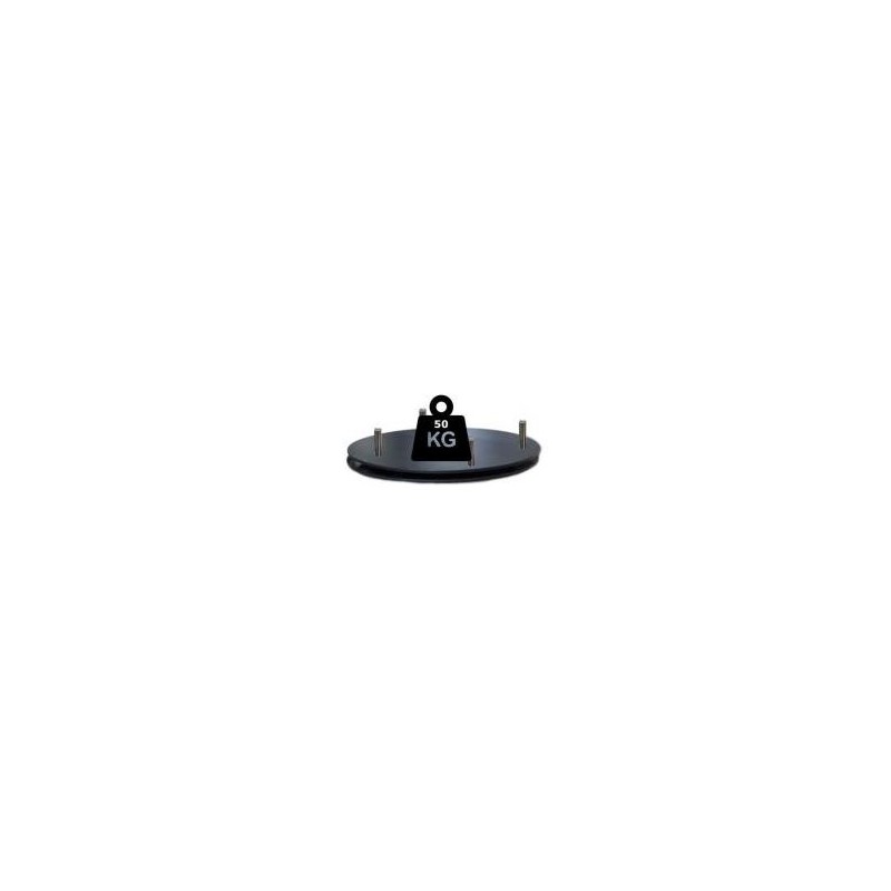 CARROUSEL - SOCLE Ø 750 noir - charge 50 kg (plat non compris)