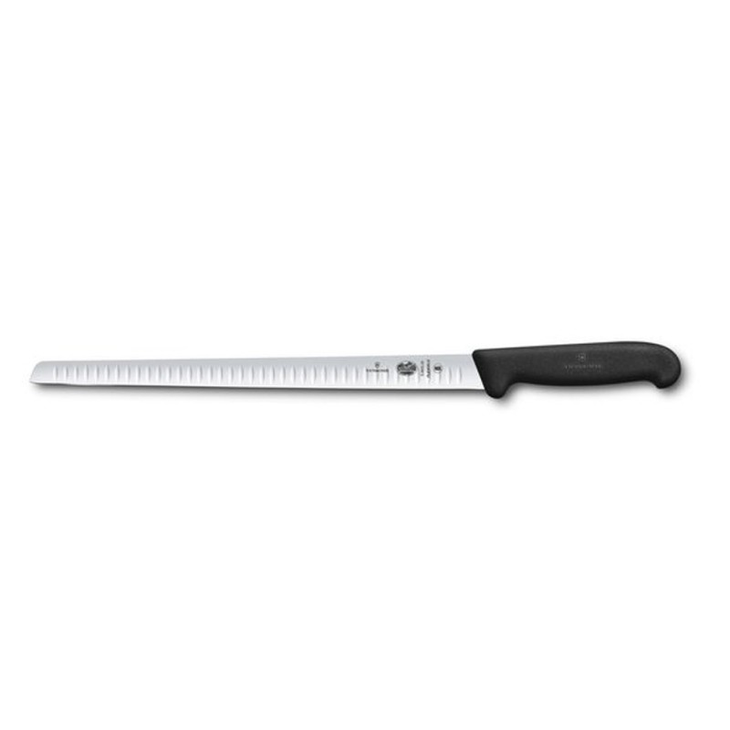 COUTEAU SAUMON lame alvéolée - 300 - NOIR - victorinox