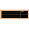 ETIQUETTE ARDOISE PRIX DU PAIN 50x150 mm - neutre (lot de 24)