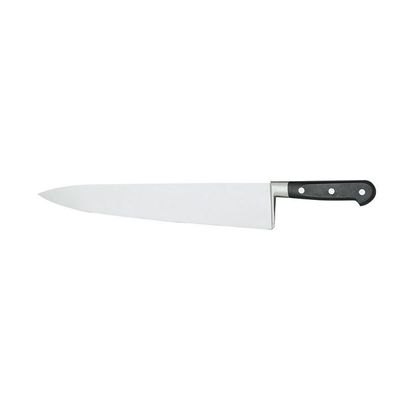 COUTEAU DE CUISINE/EMINCEUR mitre ronde inox - 350 - NOIR