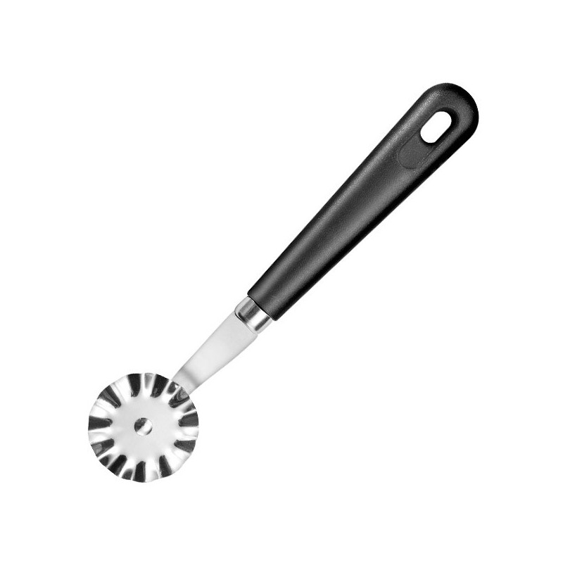 ROULETTE A PATE CANNELEE - Ø 37 mm - AVEC VIROLE INOX