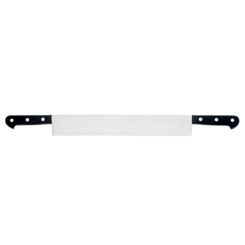 COUTEAU A FROMAGE 2 MANCHES NOIRS RIVETEES - 600
