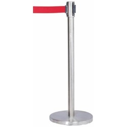 POTEAU DE GUIDAGE INOX AVEC ENROULEUR