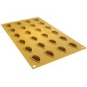 PLAQUE SILICONE 300X175 - 24 gousses d'ail 19.6x33xht19.7 mm - 4ml