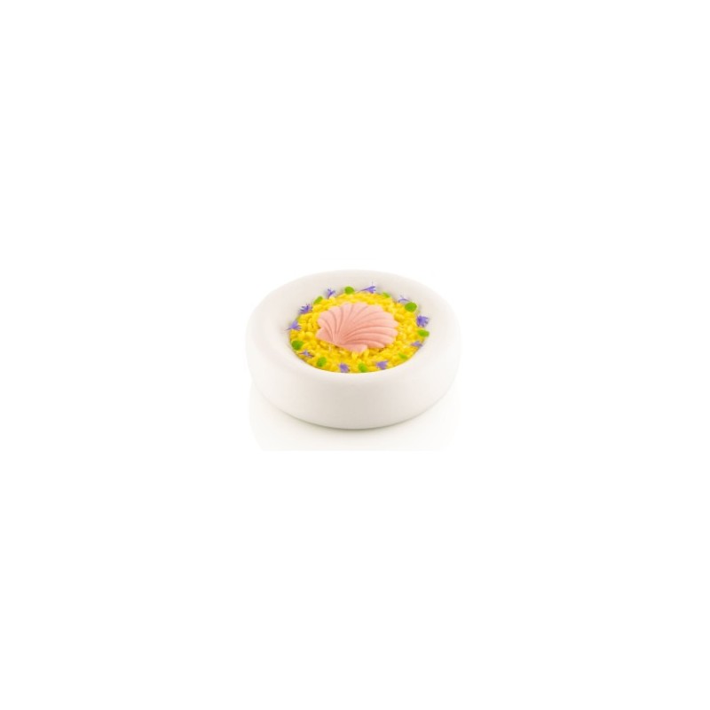 PLAQUE SILICONE 300X175 - 8 coquilles 72x65x8.5 mm - 15ml
