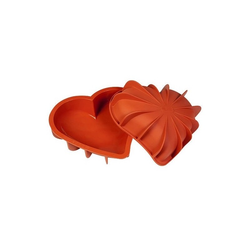 MOULE SOUPLE UNIFLEX - Cœur bombé 205x186xht54 mm - 1.10L