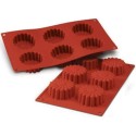 PLAQUE SILICONE 300X175 - 6 marguerites Ø 70xht28 mm - 80ml