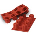 PLAQUE SILICONE 300X175 - 8 bavarois Ø 57xht57mm - 130ml