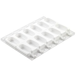 MOULE A GLACE - 12 moules classiques - 93x48,5xht25 mm - 90ml