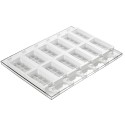 MOULE A GLACE - 12 moules "choco" - 92x48xht24 mm - 90ml